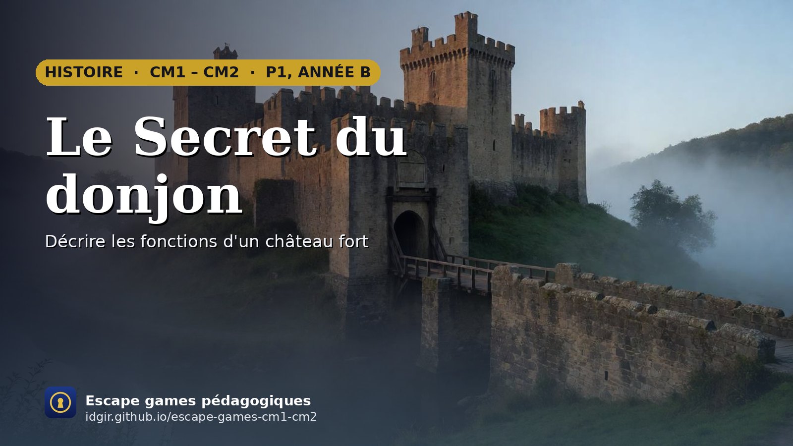 Affiche : Le Secret du donjon