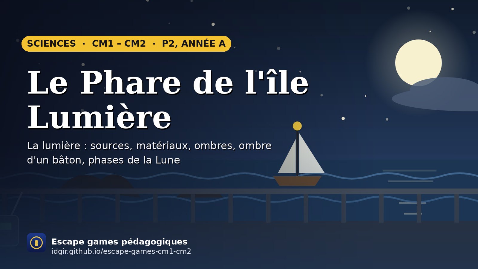Affiche : Le Phare de l'île Lumière