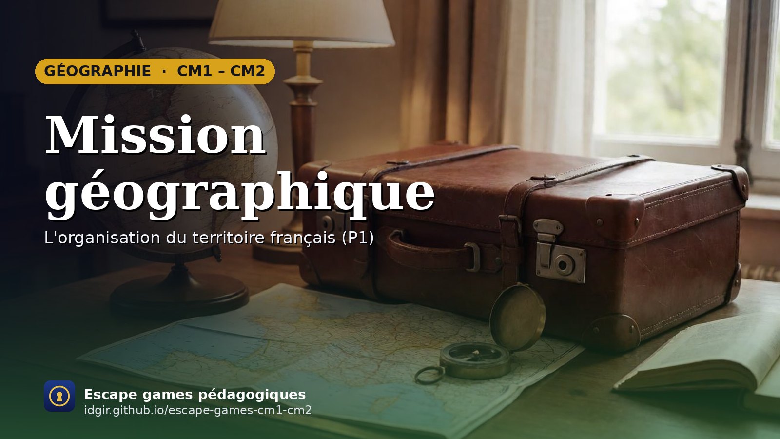 Affiche : Mission géographique — Année A
