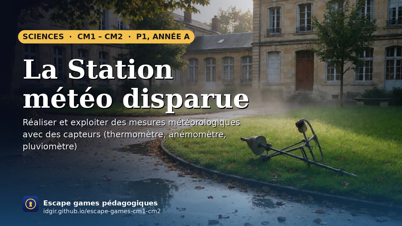 Affiche : La Station météo disparue